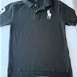 Polo by Ralph Lauren Black Polo Shirt - Boys Large 14-16